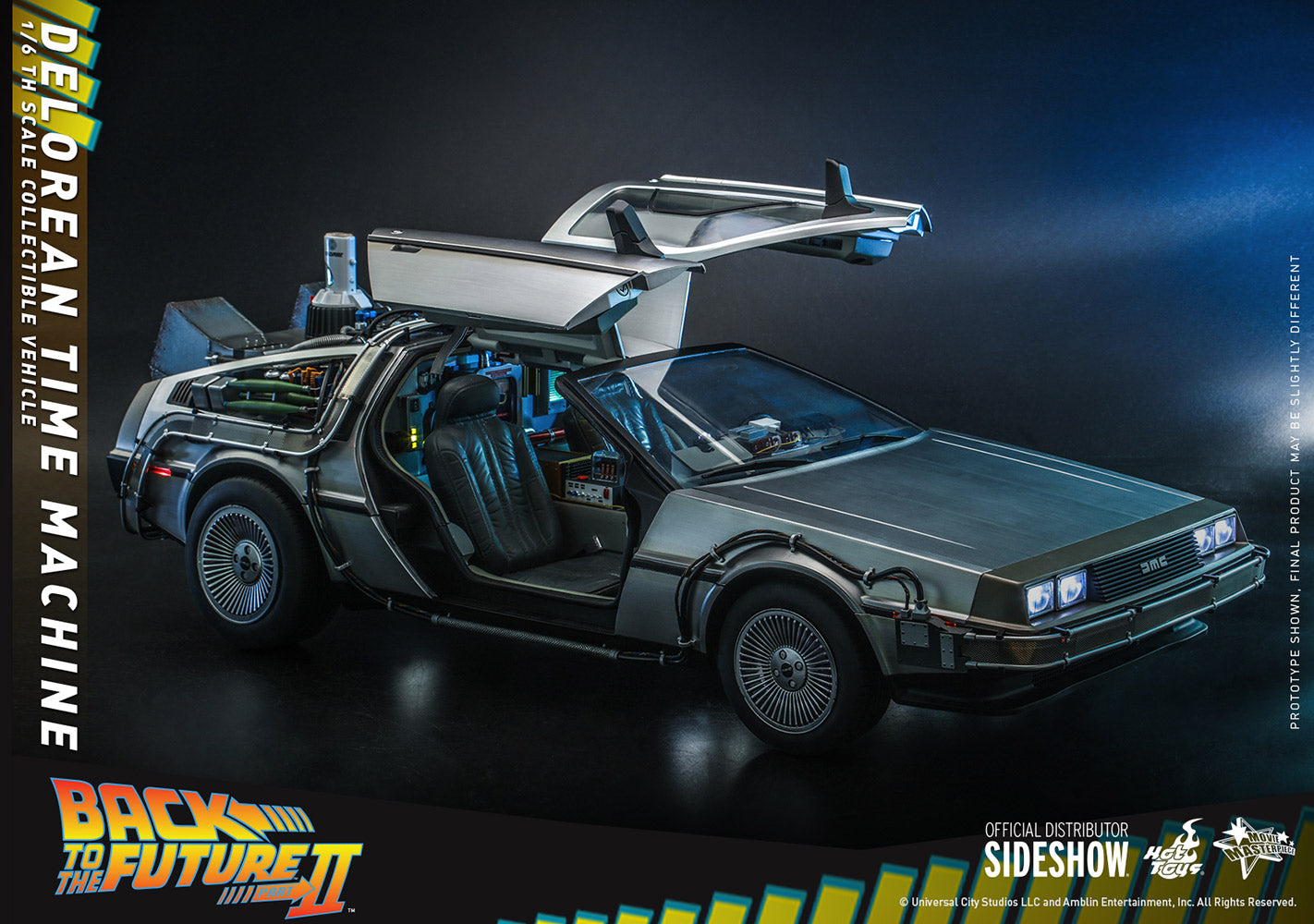 Hot Toys Back To The Future DeLorean Time Machine