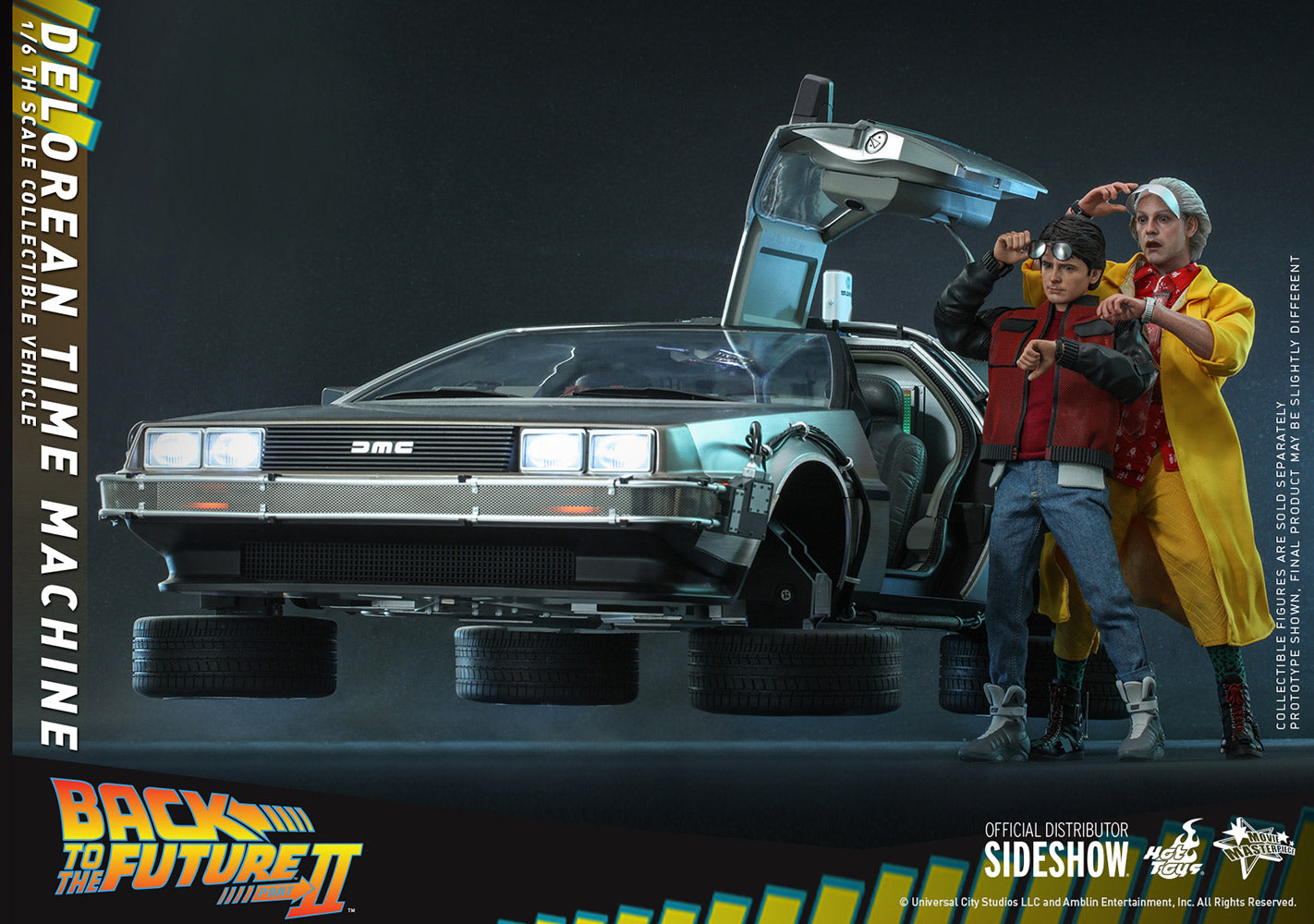 Hot Toys Back To The Future DeLorean Time Machine