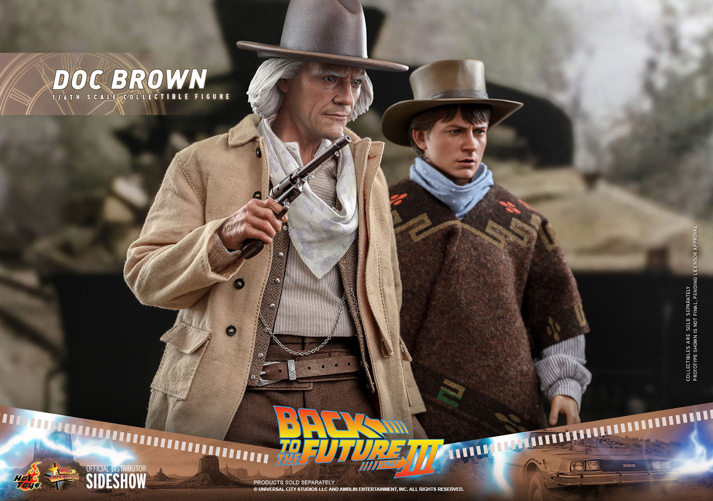 Hot Toys Back To The Future III Doc Brown