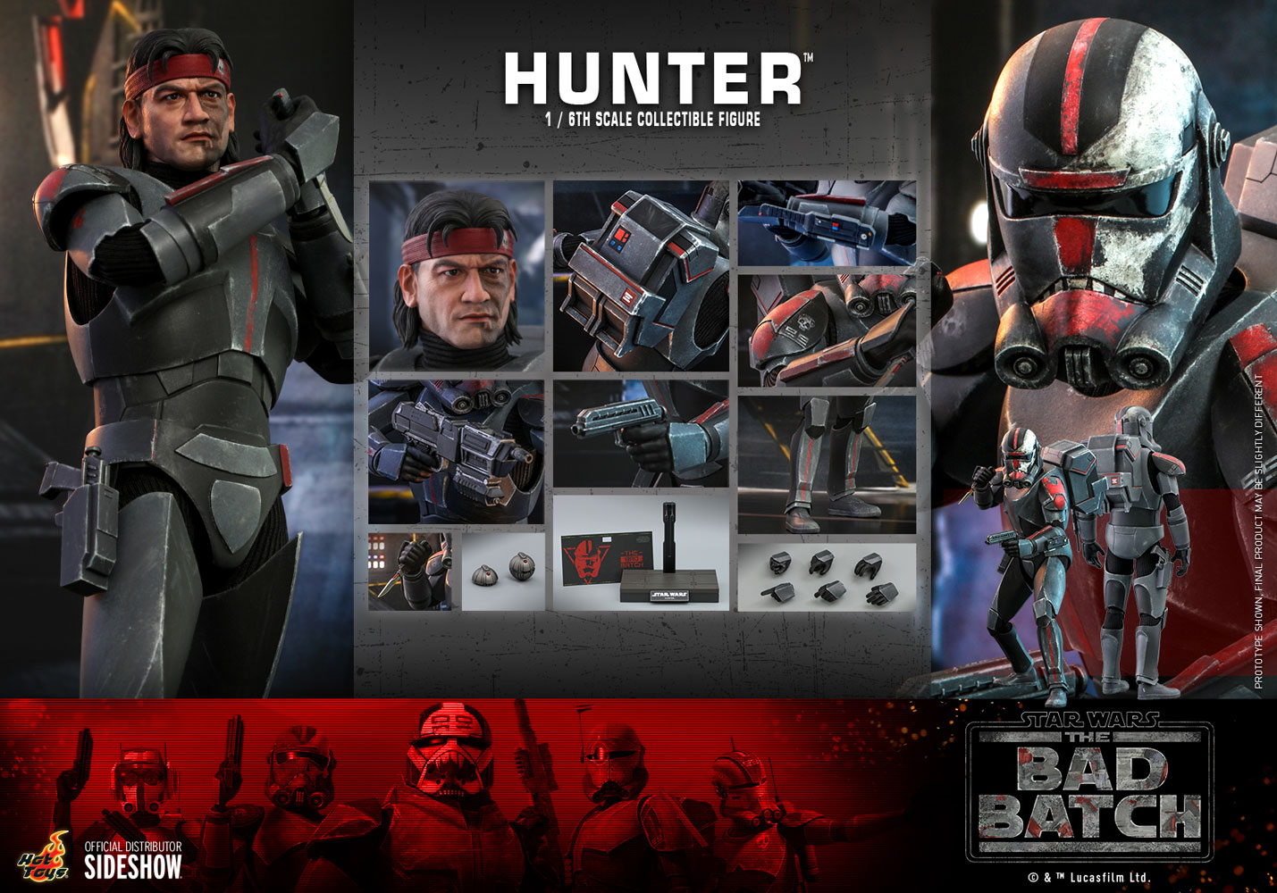 Hot Toys Star Wars The Bad Batch Hunter