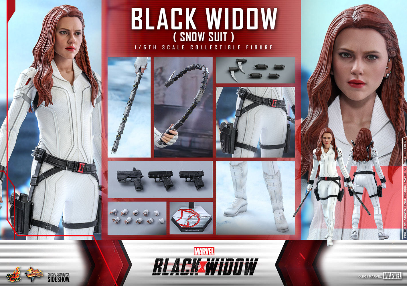 Hot Toys Black Widow Black Widow Snow Suit