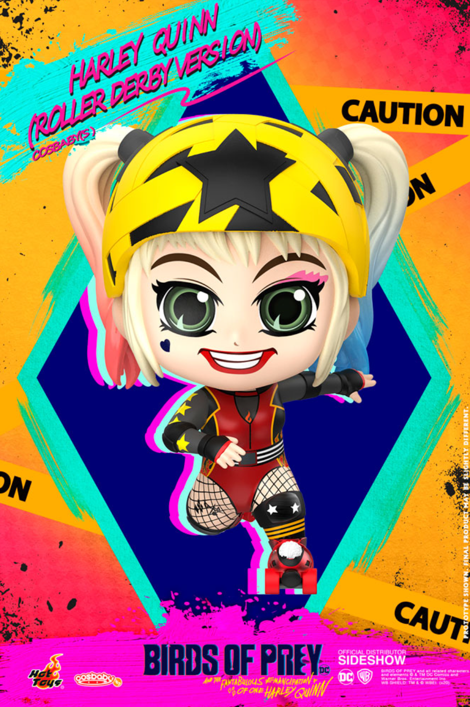 Hot Toys Cosbaby - Harley Quinn (Roller Derby Version)