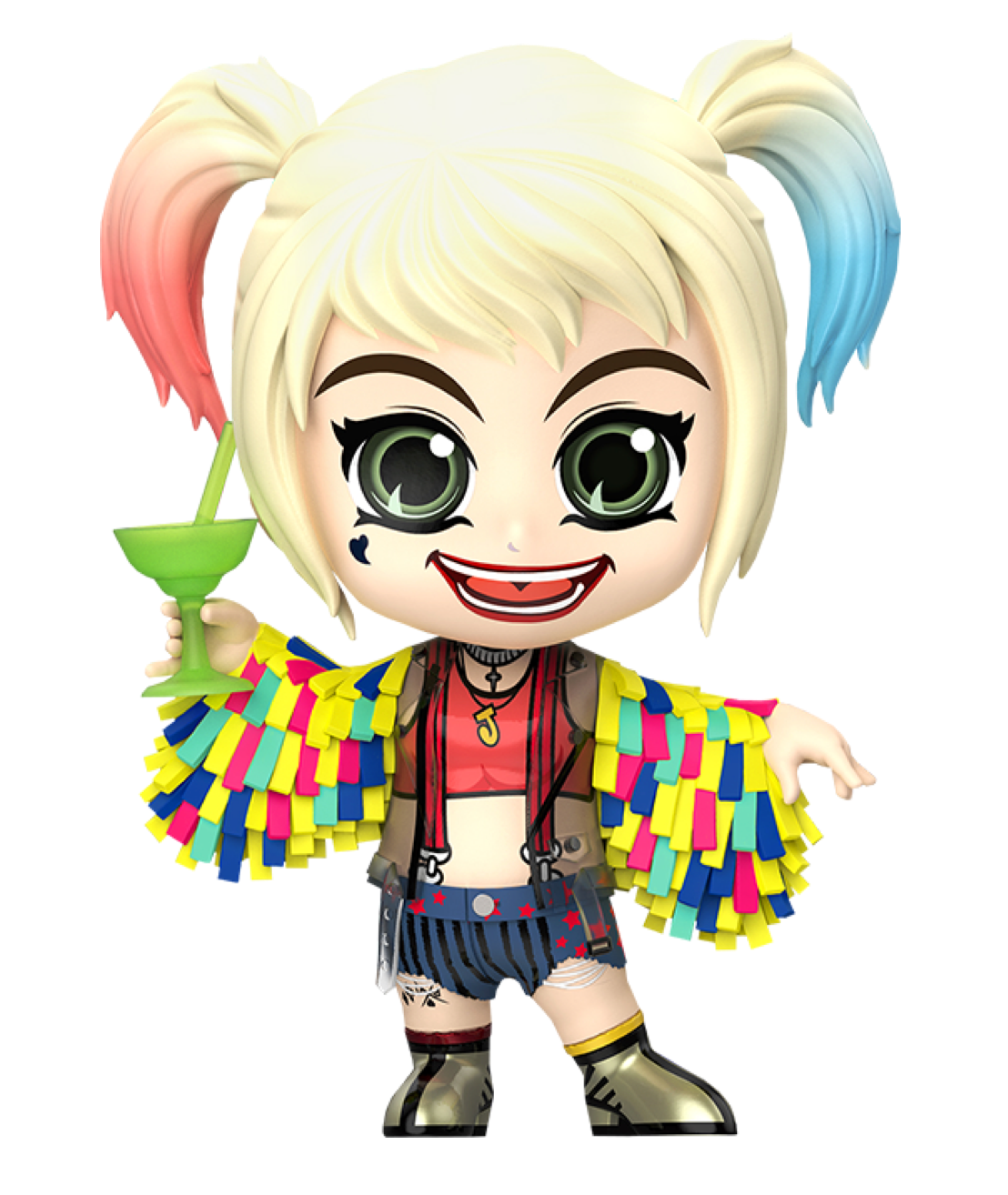 Hot Toys Cosbaby - Harley Quinn (Caution Tape Jacket Version)