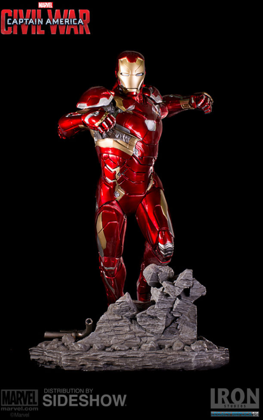 IRON Studios: Captain America: Civil War - Iron Man Legacy Replica