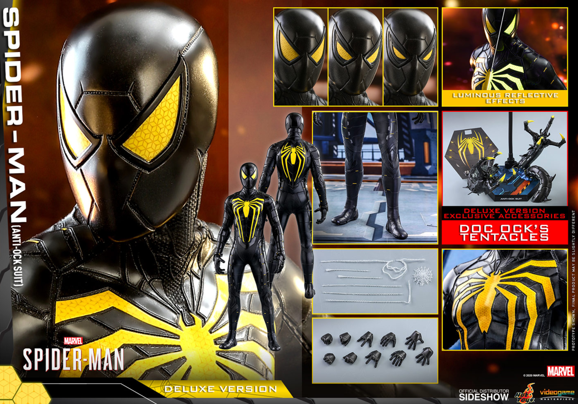 Hot Toys Spider-Man (Anti-Ock Suit) Deluxe