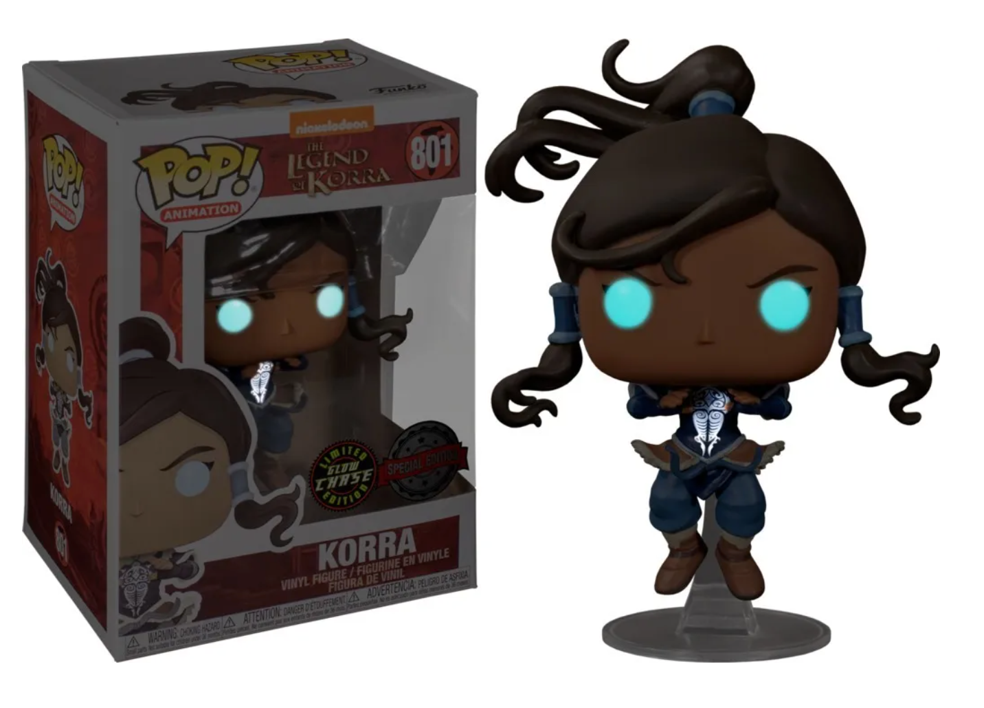 Funko Pop Animation: Legend Of korra - Korra Glows (Exclusivo) Chase