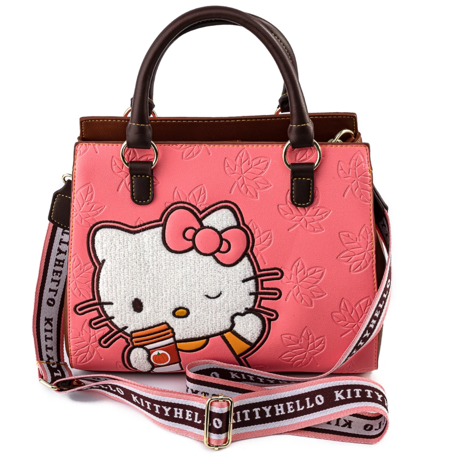 Loungefly Hk - Hello Kitty Pumpkin Spice Latte Wave Crossbody