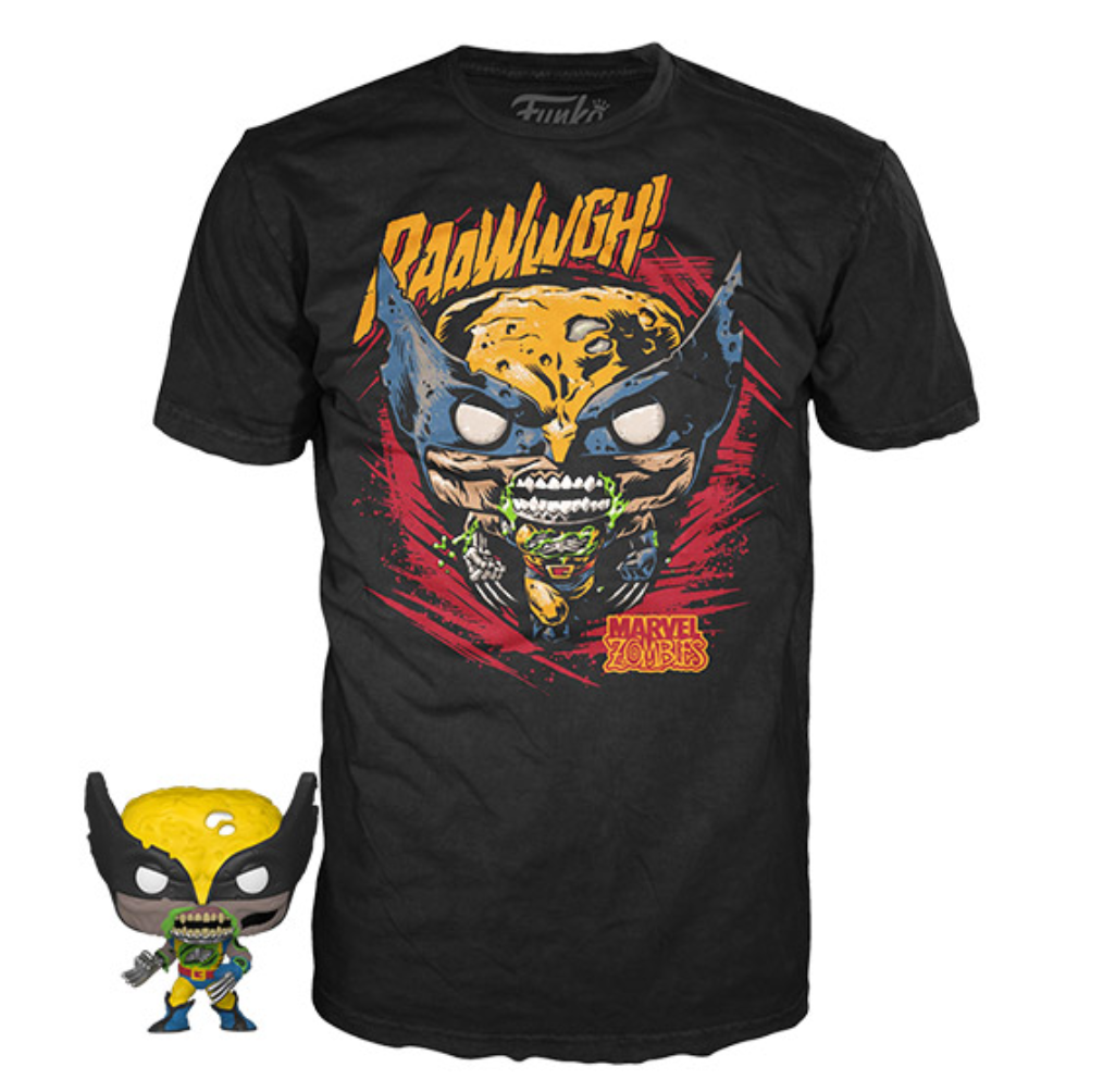 Funko Pocket & Tee: Marvel - Zombie Wolverine