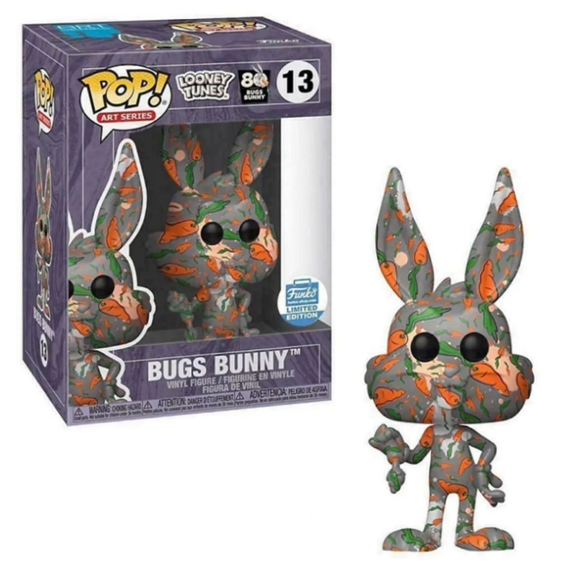 Funko Pop Art Series Bugs Bunny 13 Funko Shop Exclusive