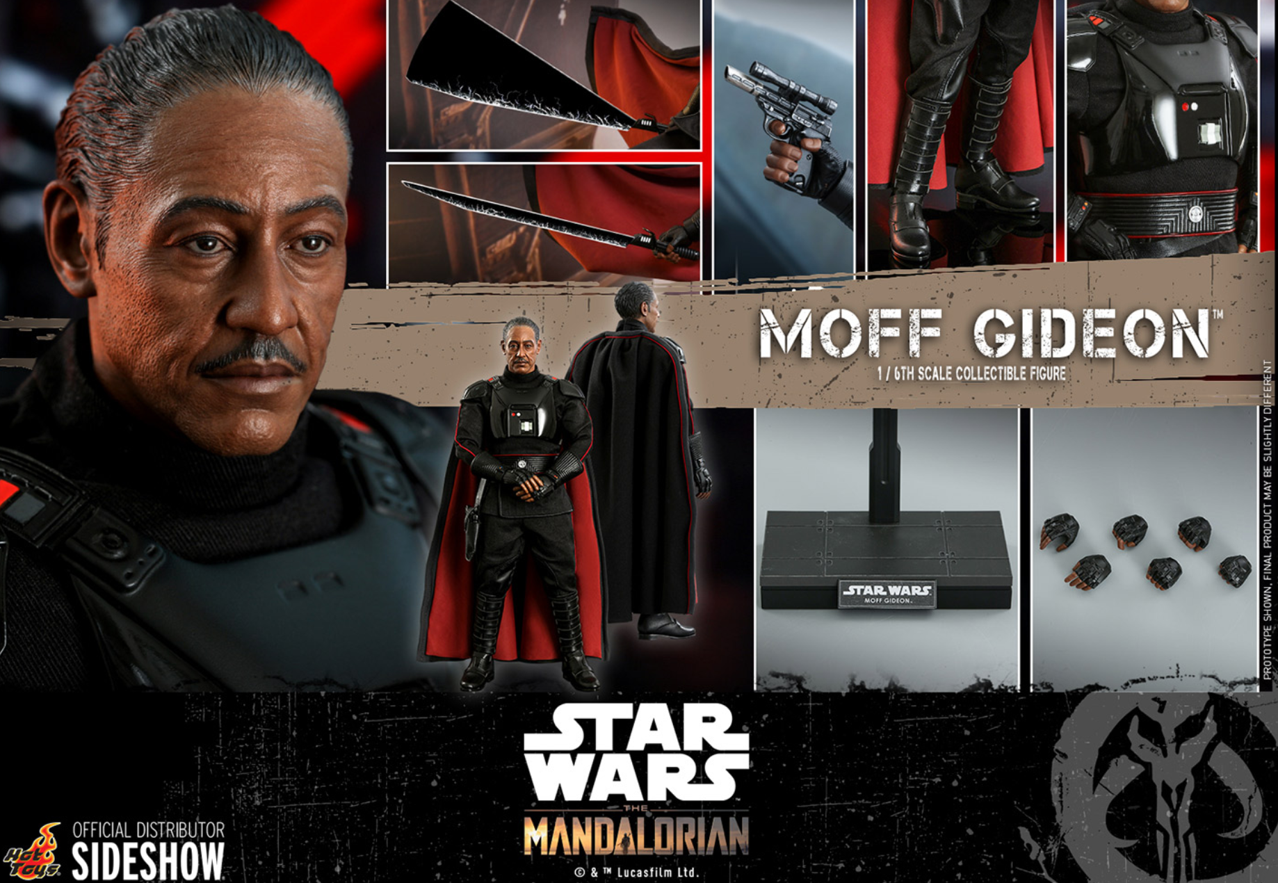 Hot Toys Star Wars The Mandalorian Moff Gideon