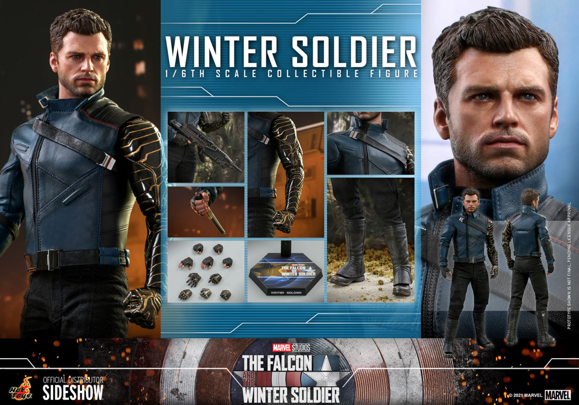 Hot Toys The Falcon and the Winter Soldier - Winter Soldier