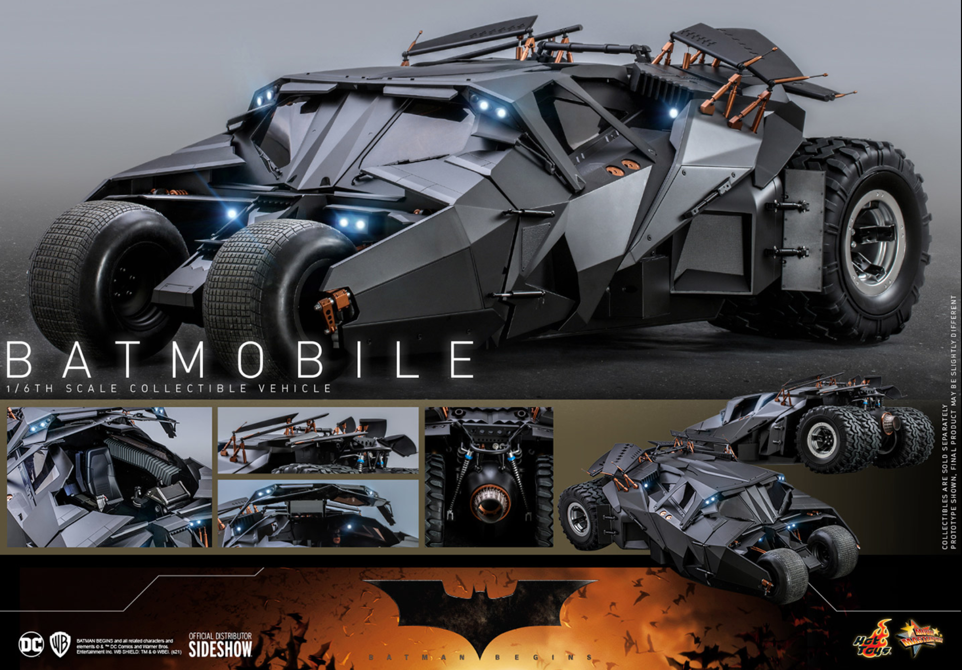 Hot Toys Batman Begins Batmobile