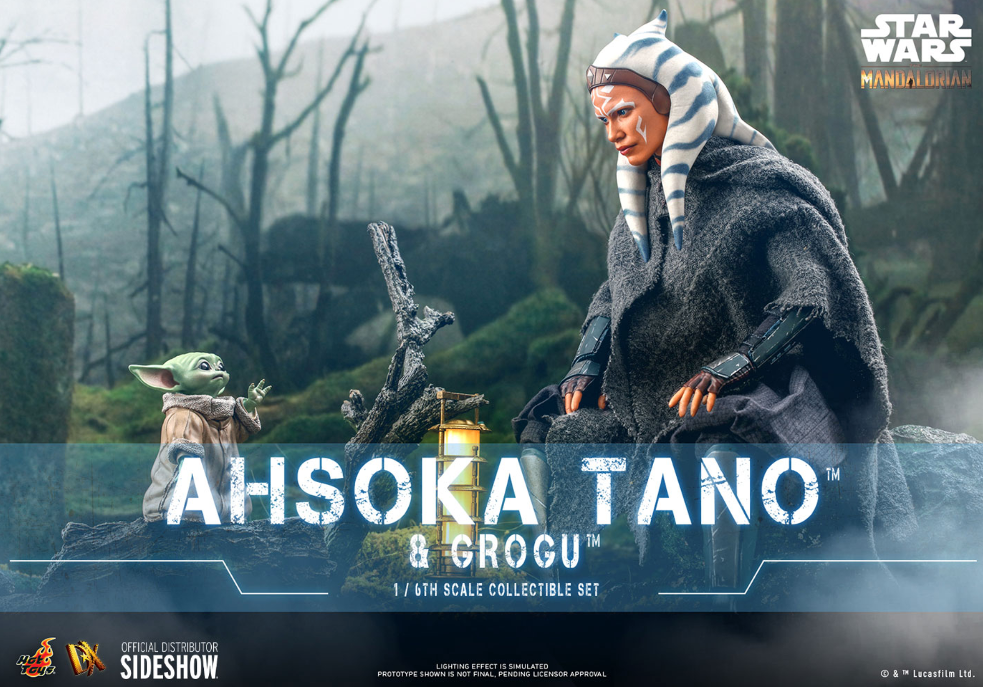 Hot Toys Star Wars The Mandalorian Ahsoka Tano and Grogu
