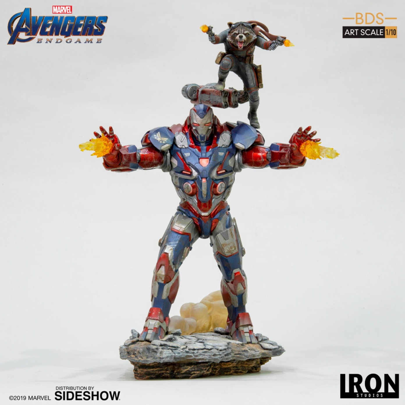 Iron Studios: Avengers Endgame - Iron Patriot & Rocket
