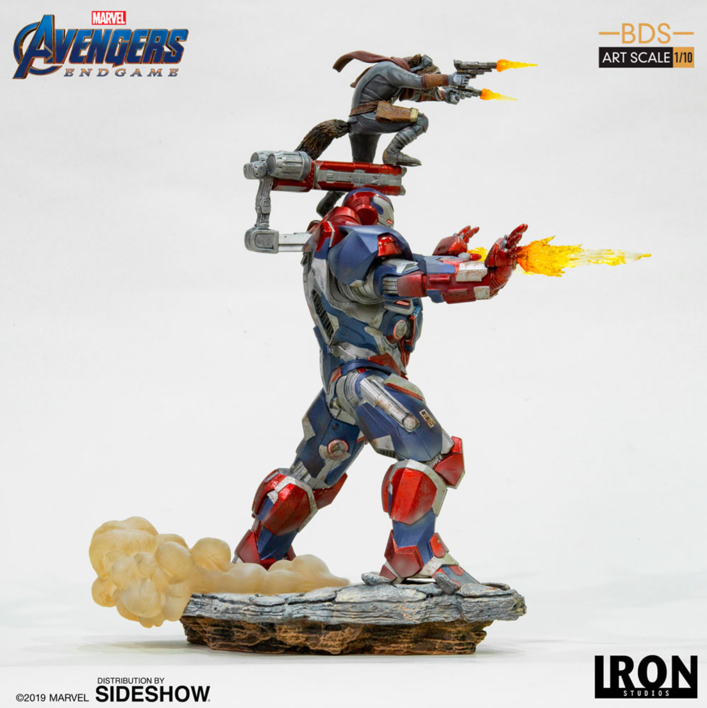 Iron Studios: Avengers Endgame - Iron Patriot & Rocket