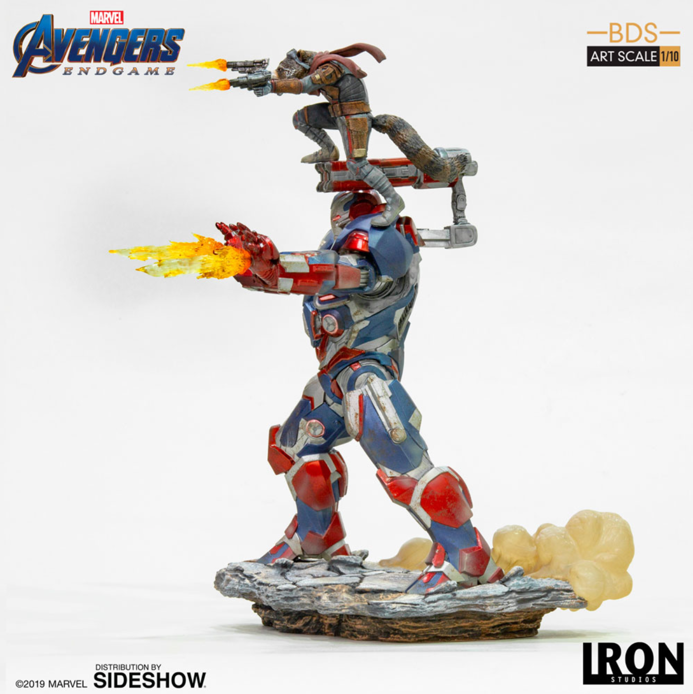 Iron Studios: Avengers Endgame - Iron Patriot & Rocket