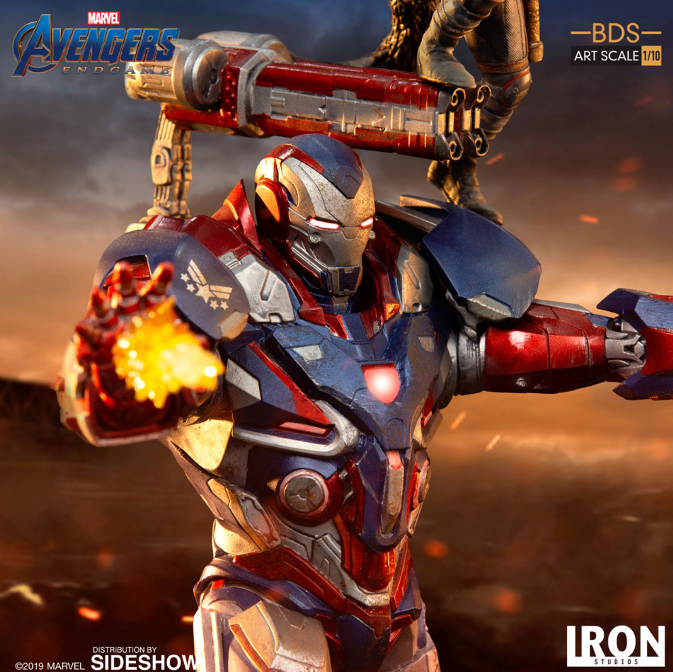 Iron Studios: Avengers Endgame - Iron Patriot & Rocket