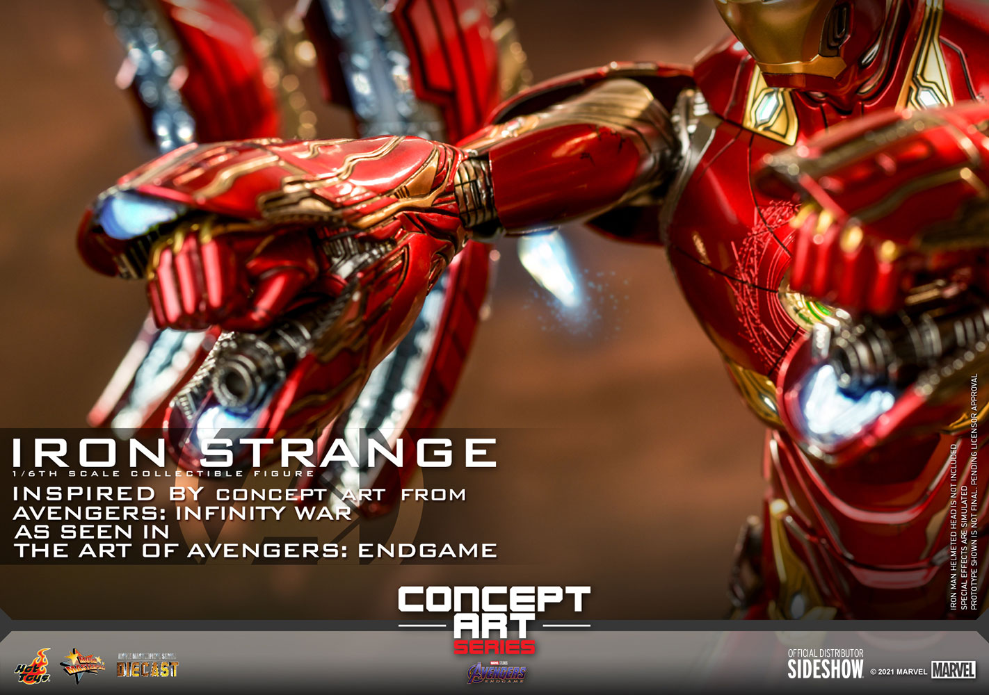 Hot Toys Avengers Concept Art Iron Strange