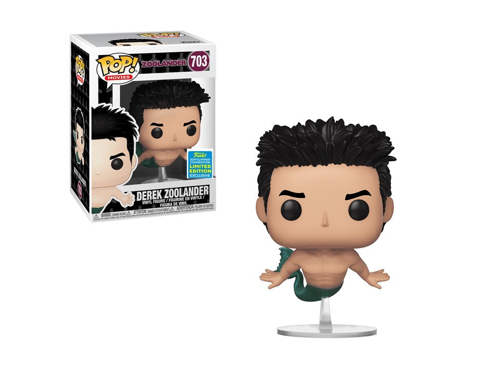 FUNKO POP EXCLUSIVE SDCC19 2019 DEREK ZOOLANDER