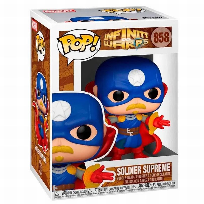 Funko Pop Marvel: Marvel Comics - Soldier Supreme (Capitan America)