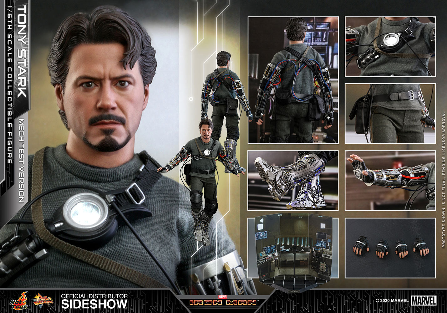 Hot Toys Iron Man Tony Stark Mech Test Version