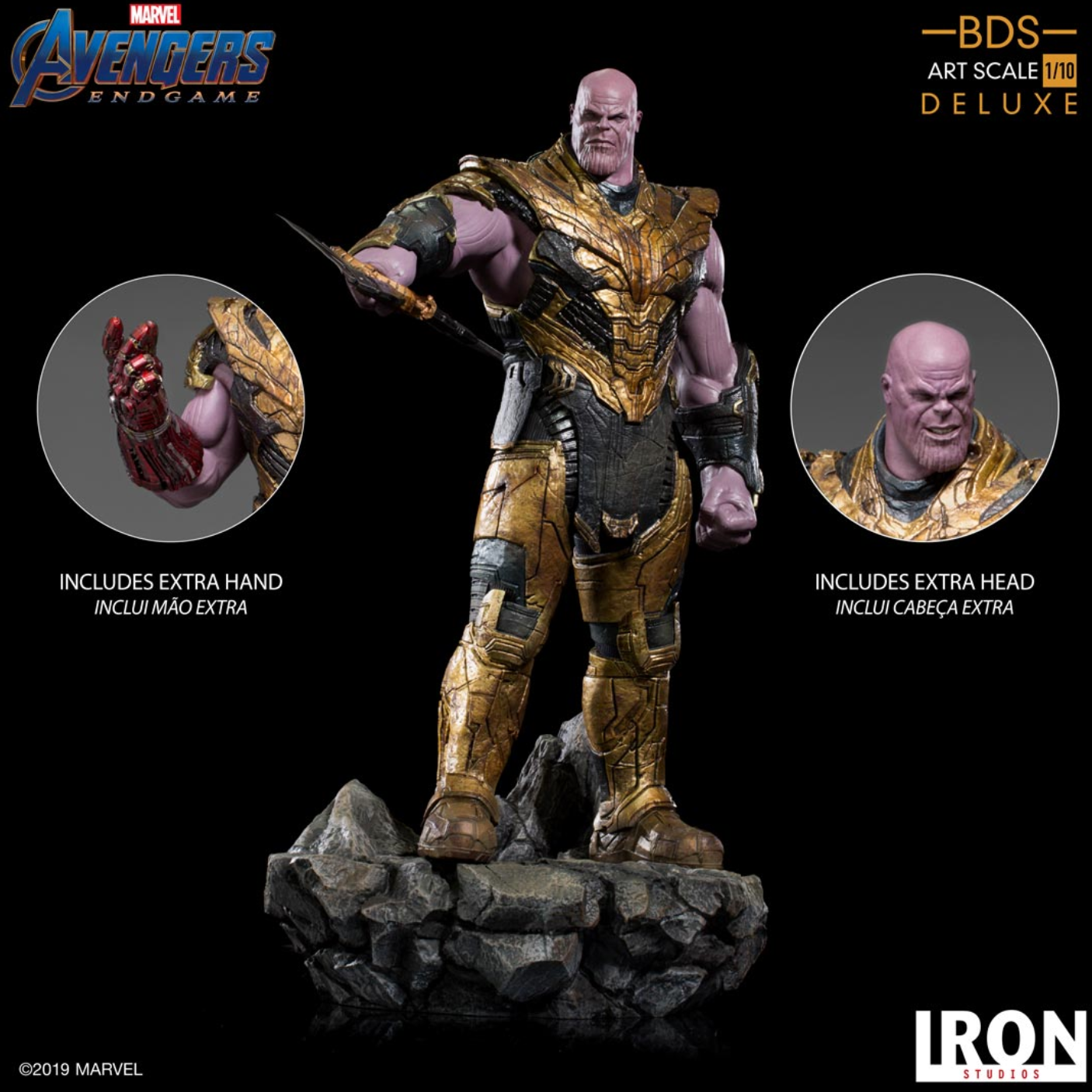 Iron Studios: Avengers Endgame - Thanos Black Order Deluxe