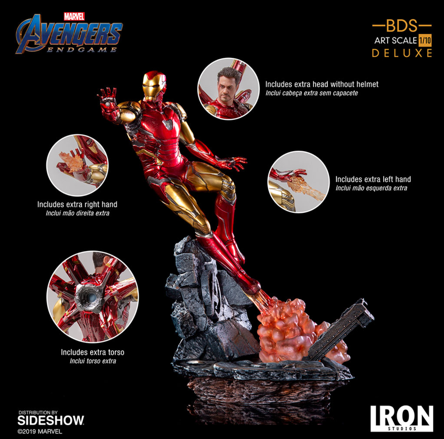 Iron Studios: Avengers Endgame - Iron Man Mark LXXXV Deluxe