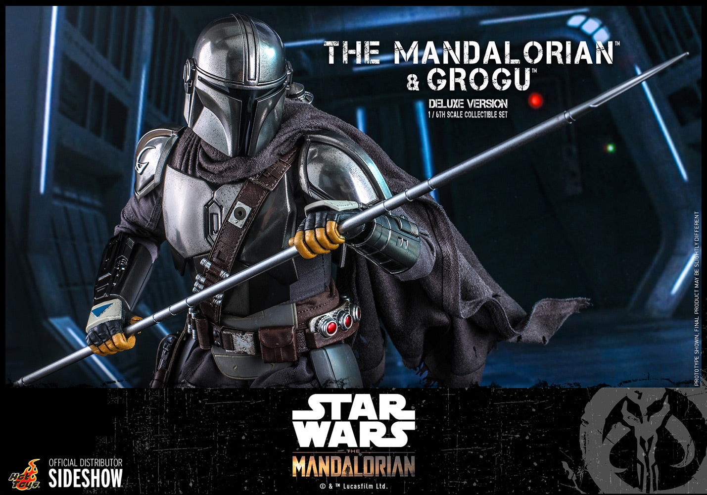 Hot Toys Star Wars The Mandalorian Mandalorian & Baby Yoda Deluxe Version