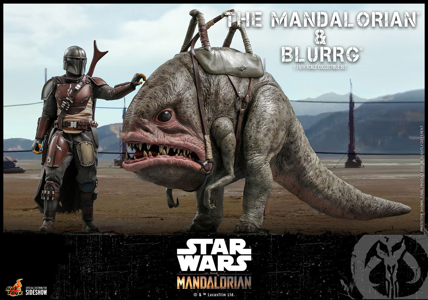 Hot Toys Star Wars The Mandalorian The Mandalorian And Blurrg