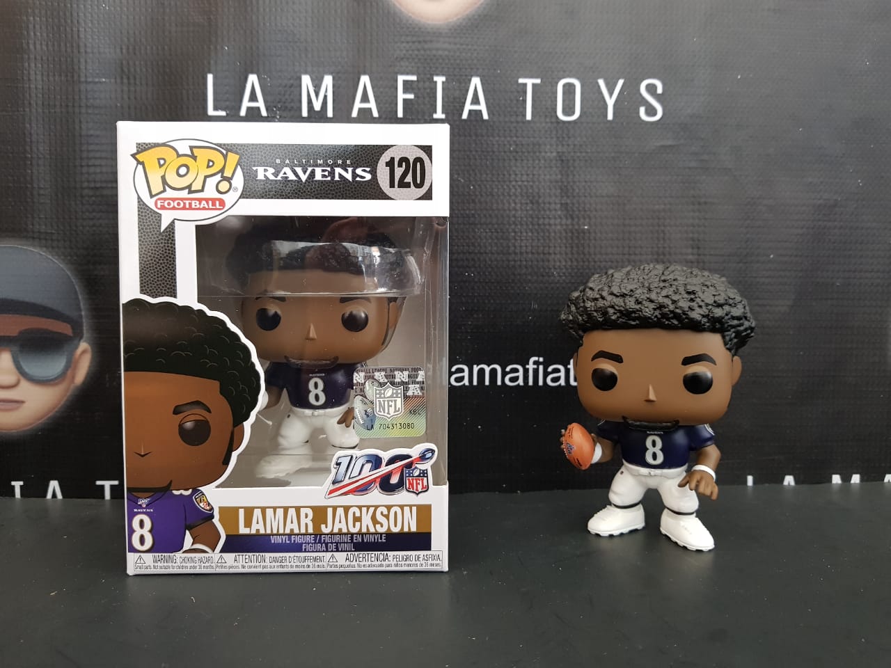 Funko Pop NFL Ravens Lamar Jackson 120