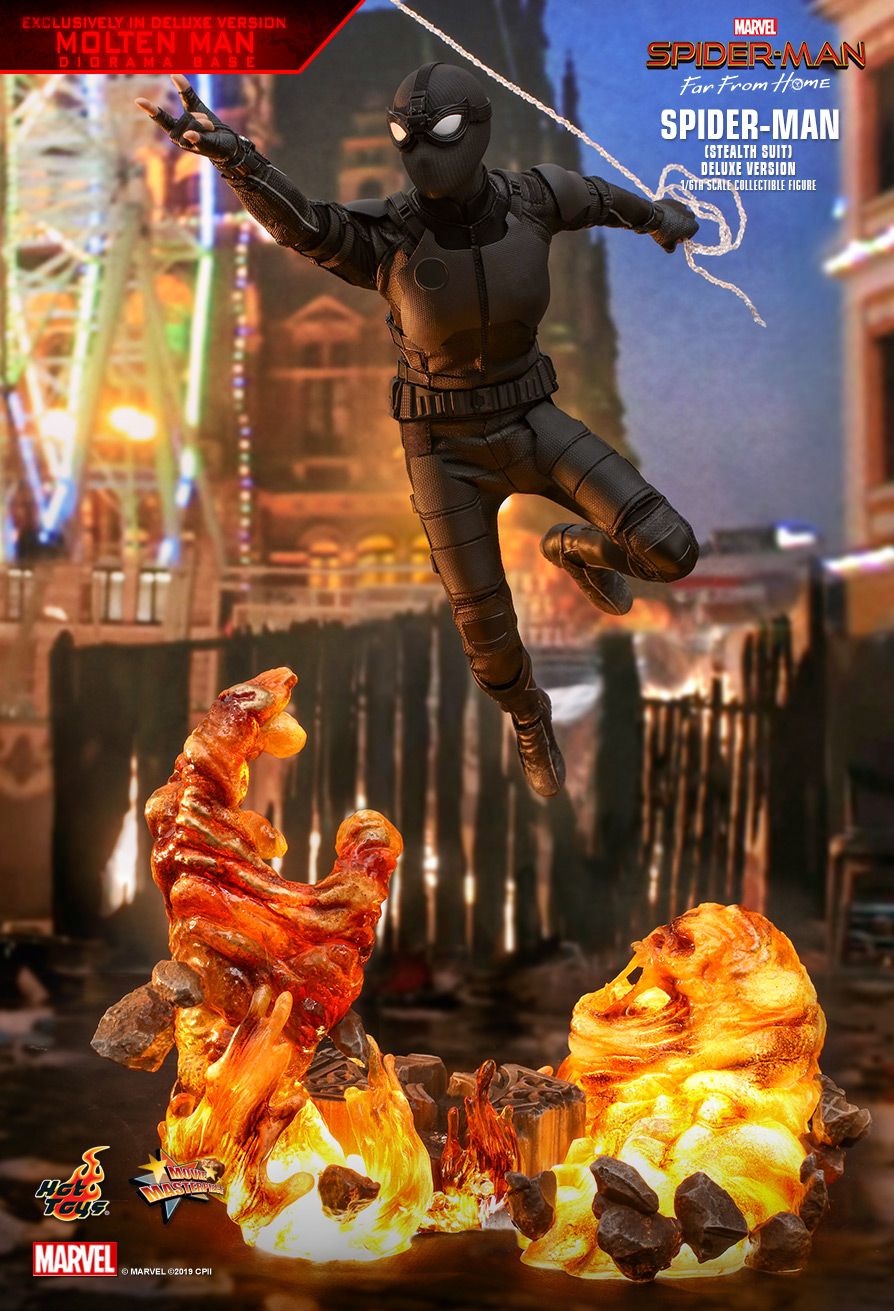 Hot Toys Far From Home Spider-Man (Stealth Suit) Deluxe Version