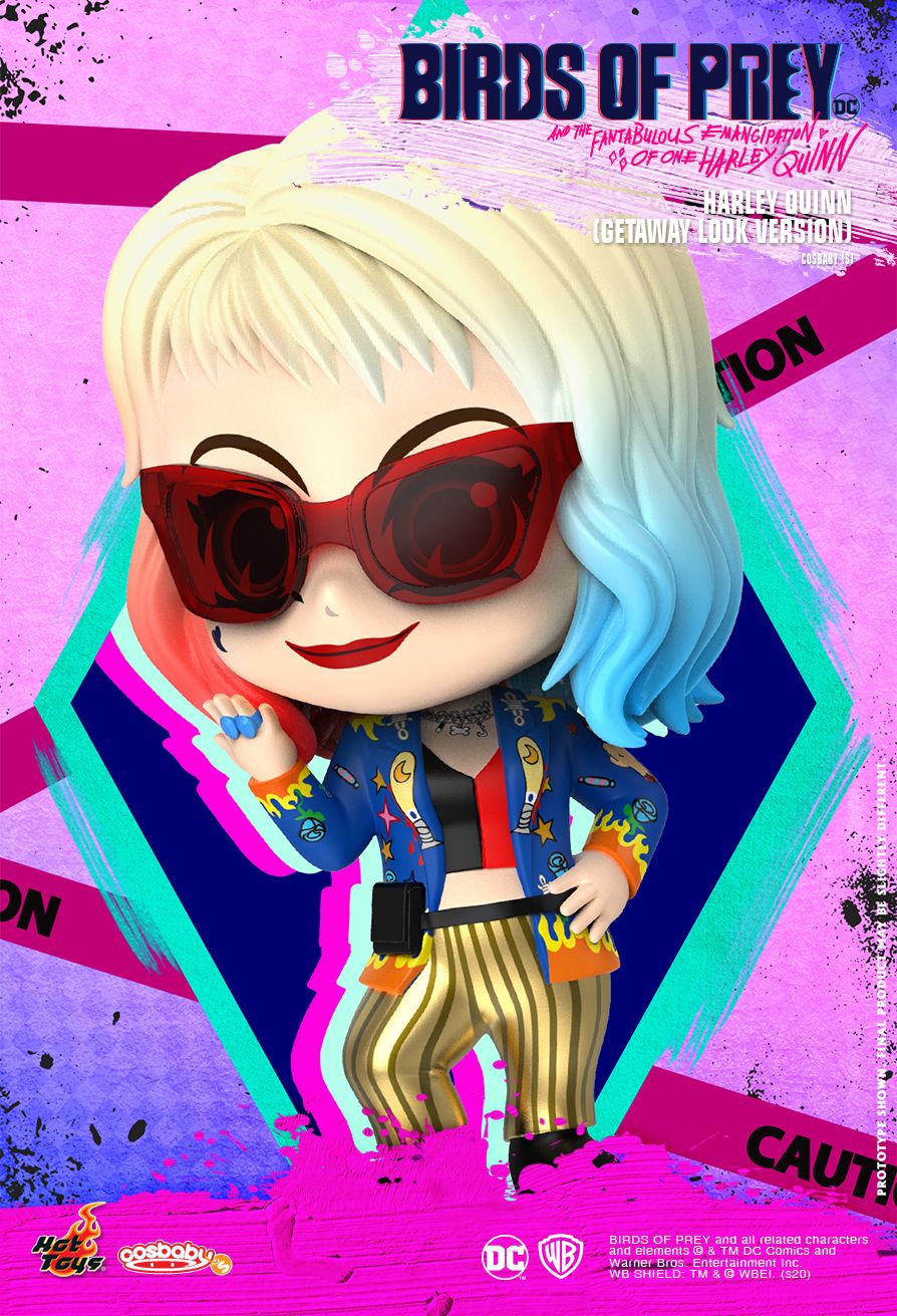 Hot Toys Cosbaby - Harley Quinn (Getaway Look Version)