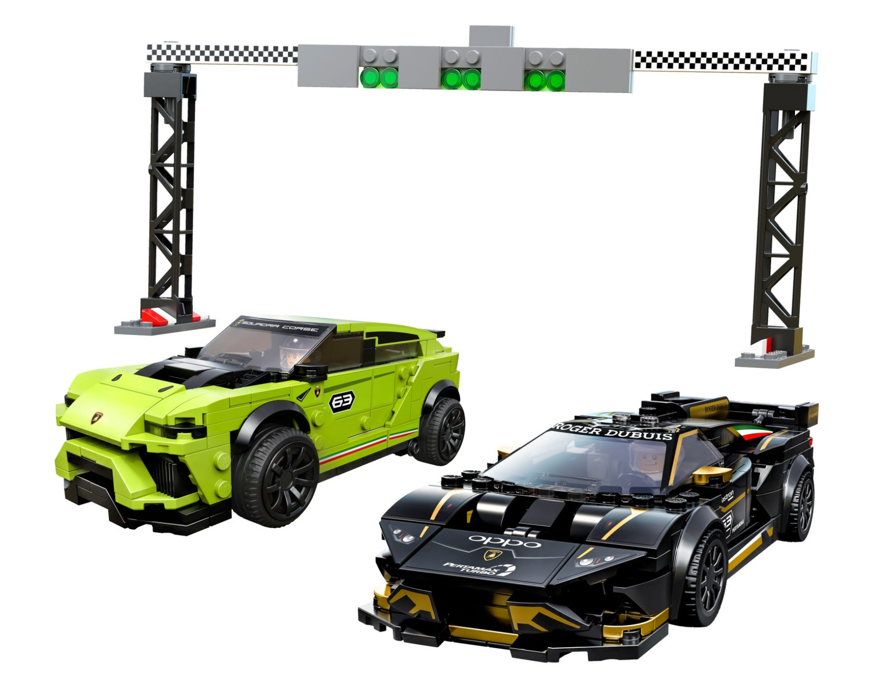 LEGO Speed Champions Lamborghini Urus ST-X & Lamborghini Huracán Super Trofeo EVO 76899