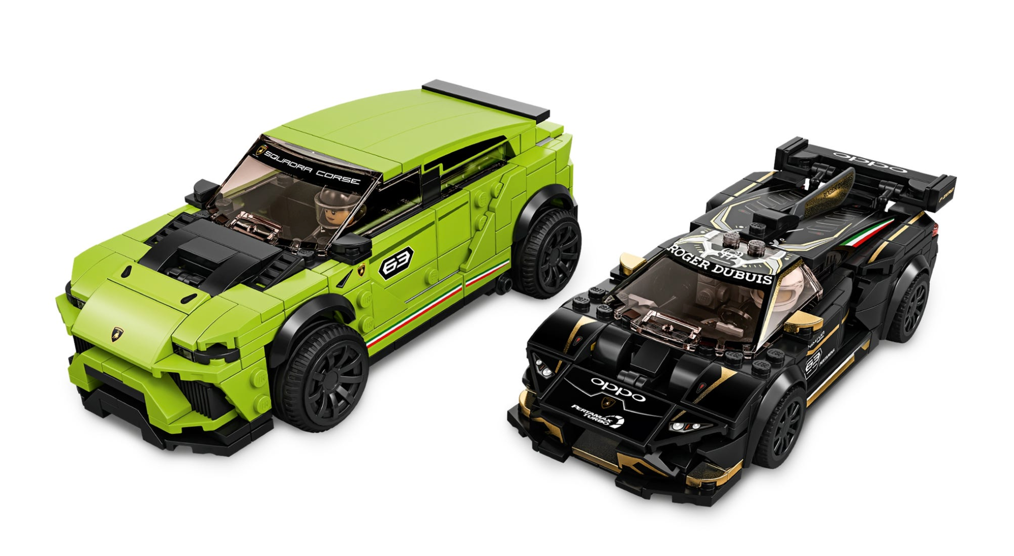 LEGO Speed Champions Lamborghini Urus ST-X & Lamborghini Huracán Super Trofeo EVO 76899