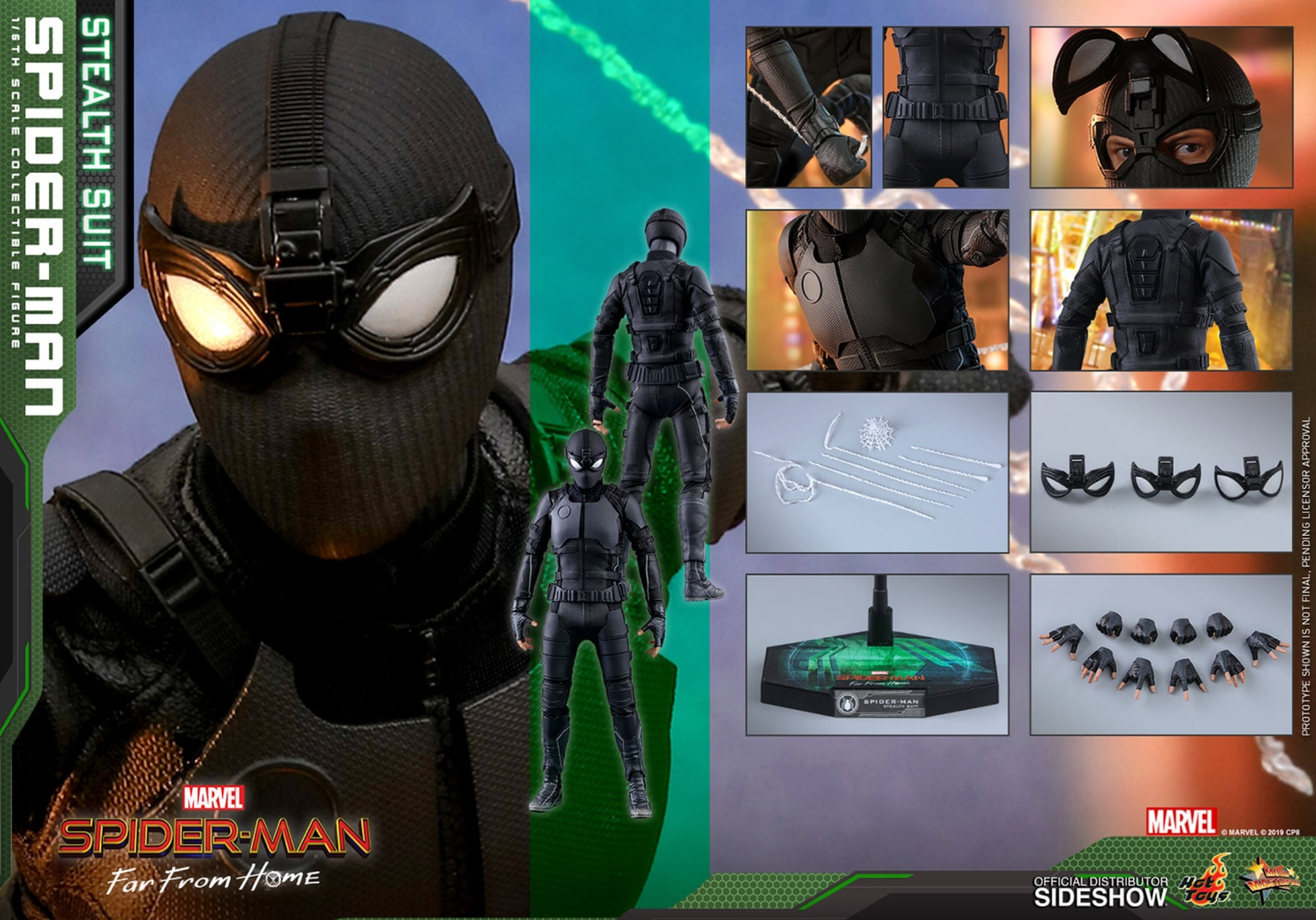 SPIDER-MAN (STEALTH SUIT) REGULAR FAR FROM HOME HOT TOYS PREVENTA