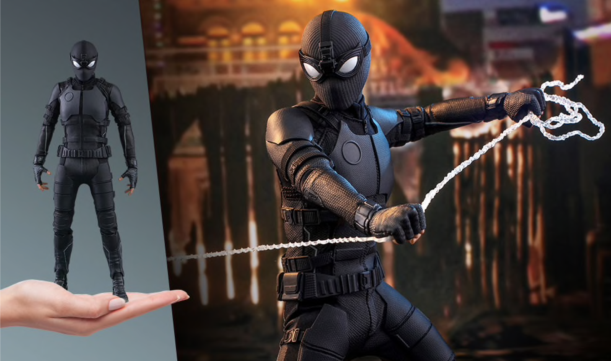 SPIDER-MAN (STEALTH SUIT) REGULAR FAR FROM HOME HOT TOYS PREVENTA