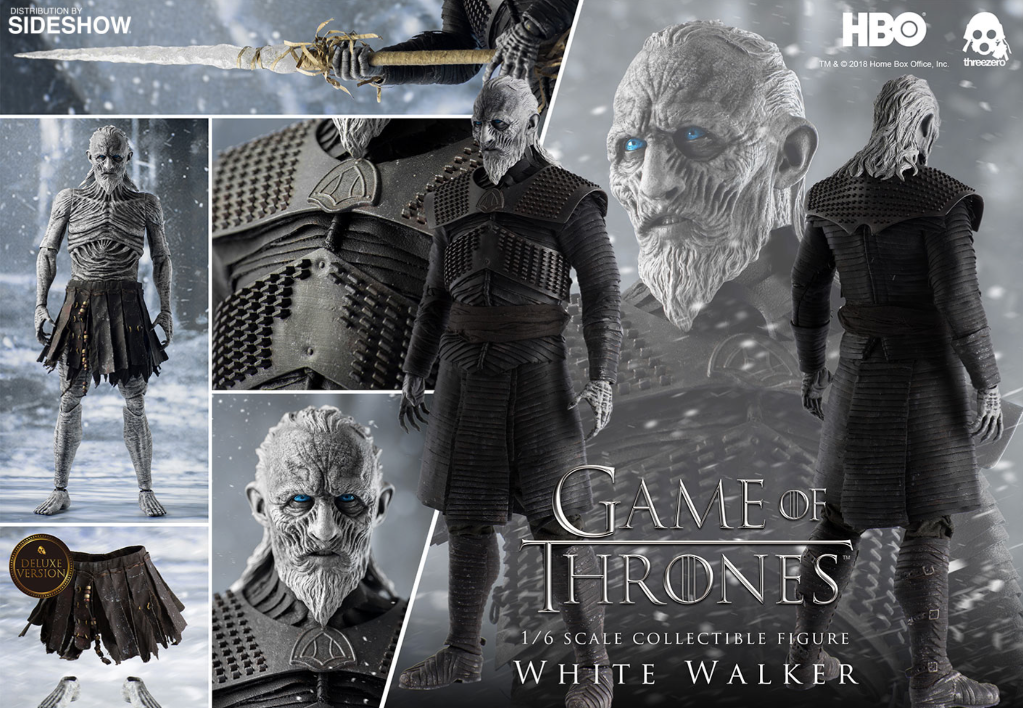 GAME OF THRONES WHITE WALKER (DELUX) THREEZERO