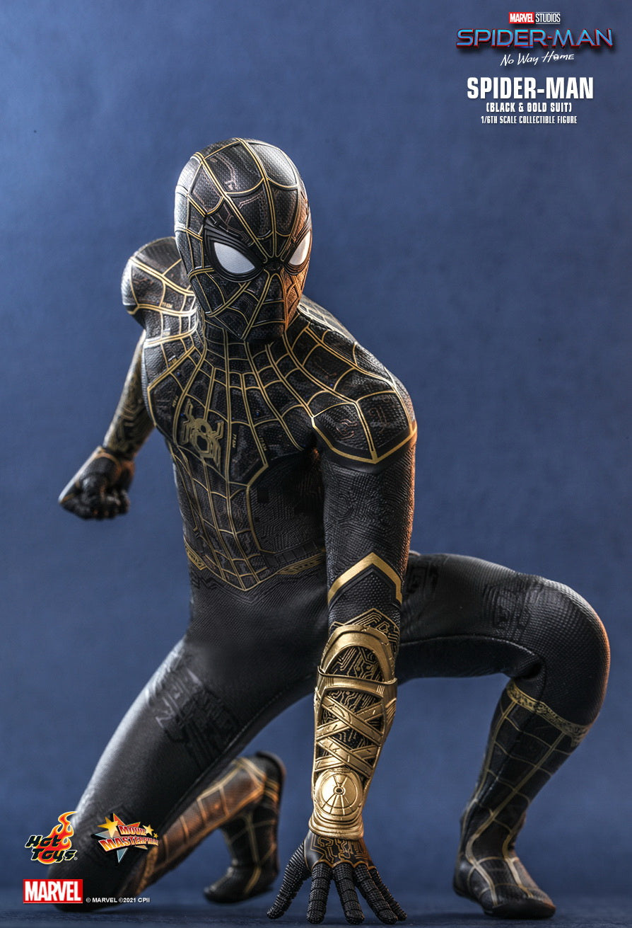 Hot Toys Spider-Man No Way Home Spider-Man Black & Gold Suit