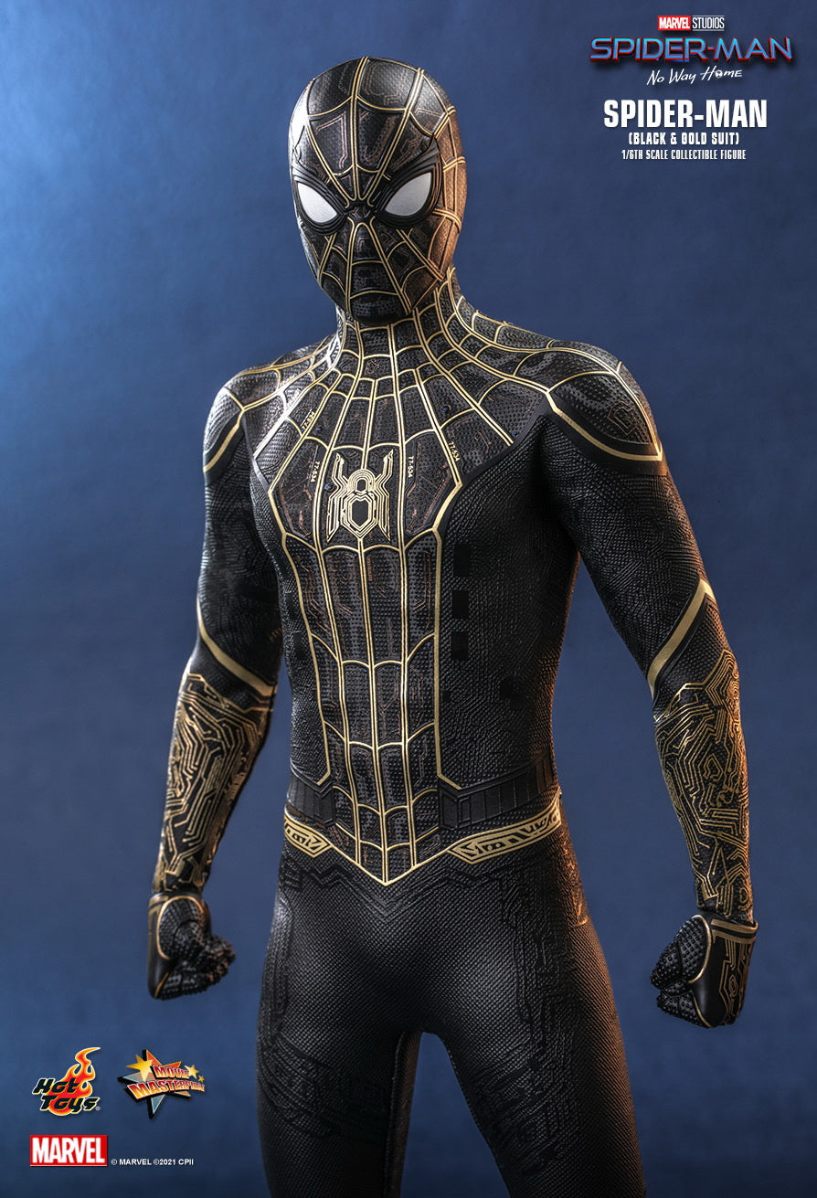 Hot Toys Spider-Man No Way Home Spider-Man Black & Gold Suit
