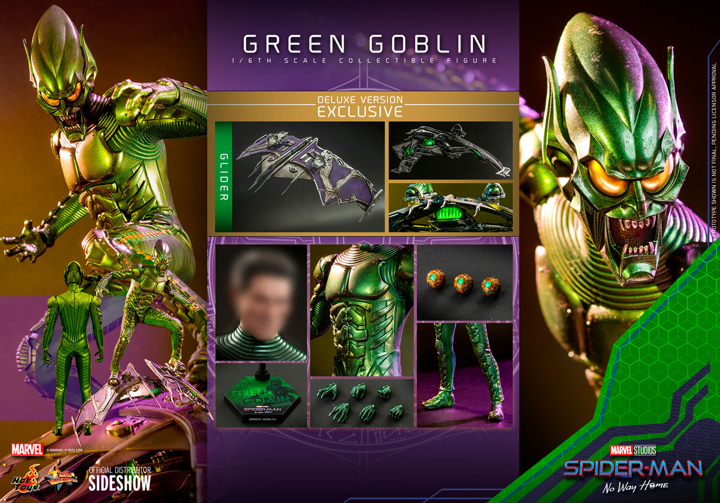 Hot Toys Spider-Man No Way Home Green Goblin (Deluxe Version)