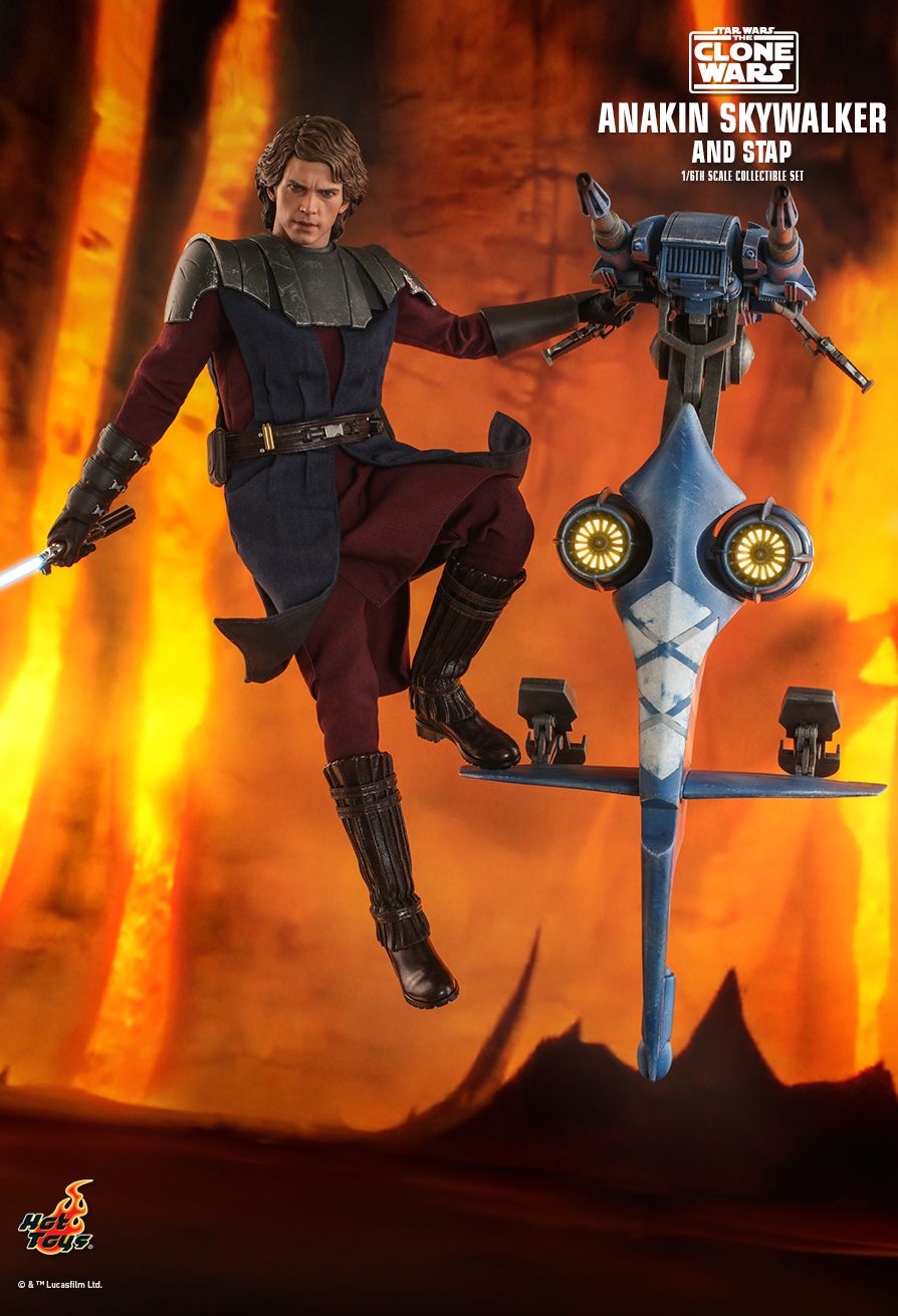 Hot Toys The Clone Wars Anakin Skywalker And Stap