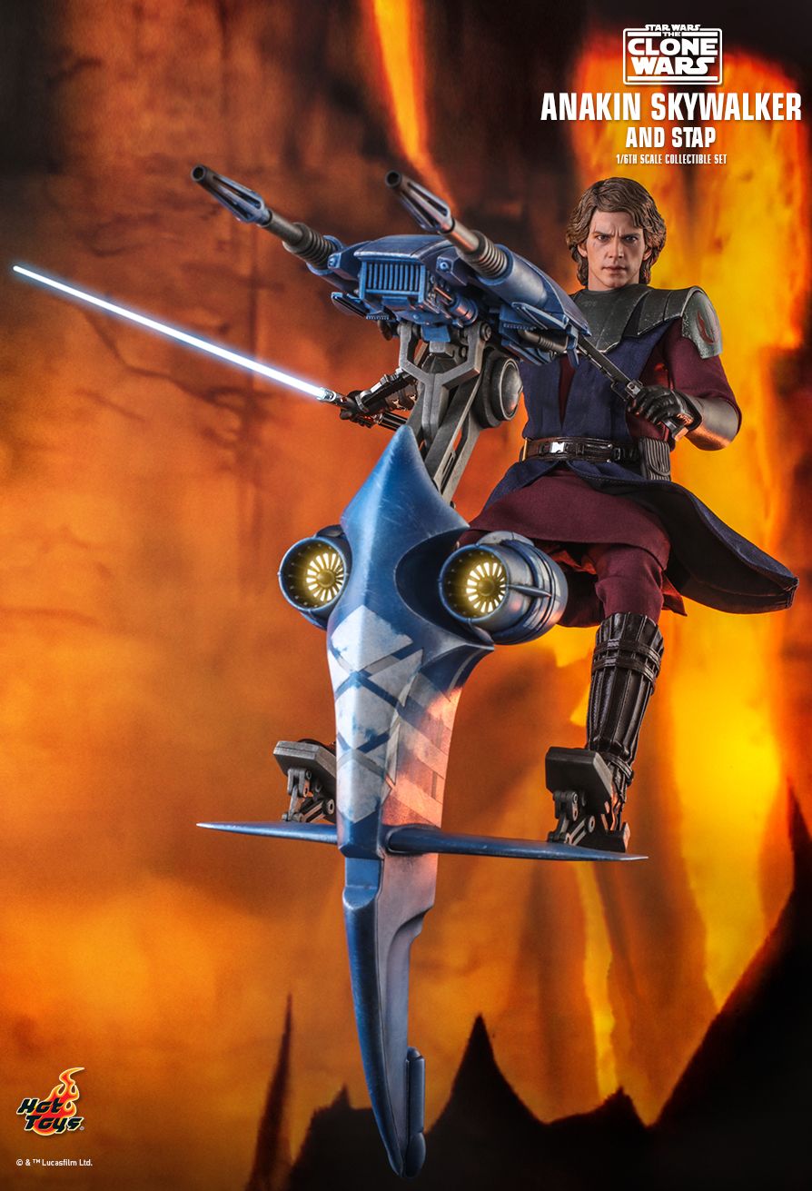 Hot Toys The Clone Wars Anakin Skywalker And Stap