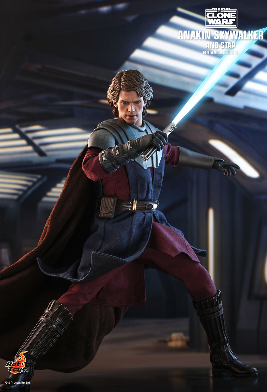 Hot Toys The Clone Wars Anakin Skywalker And Stap