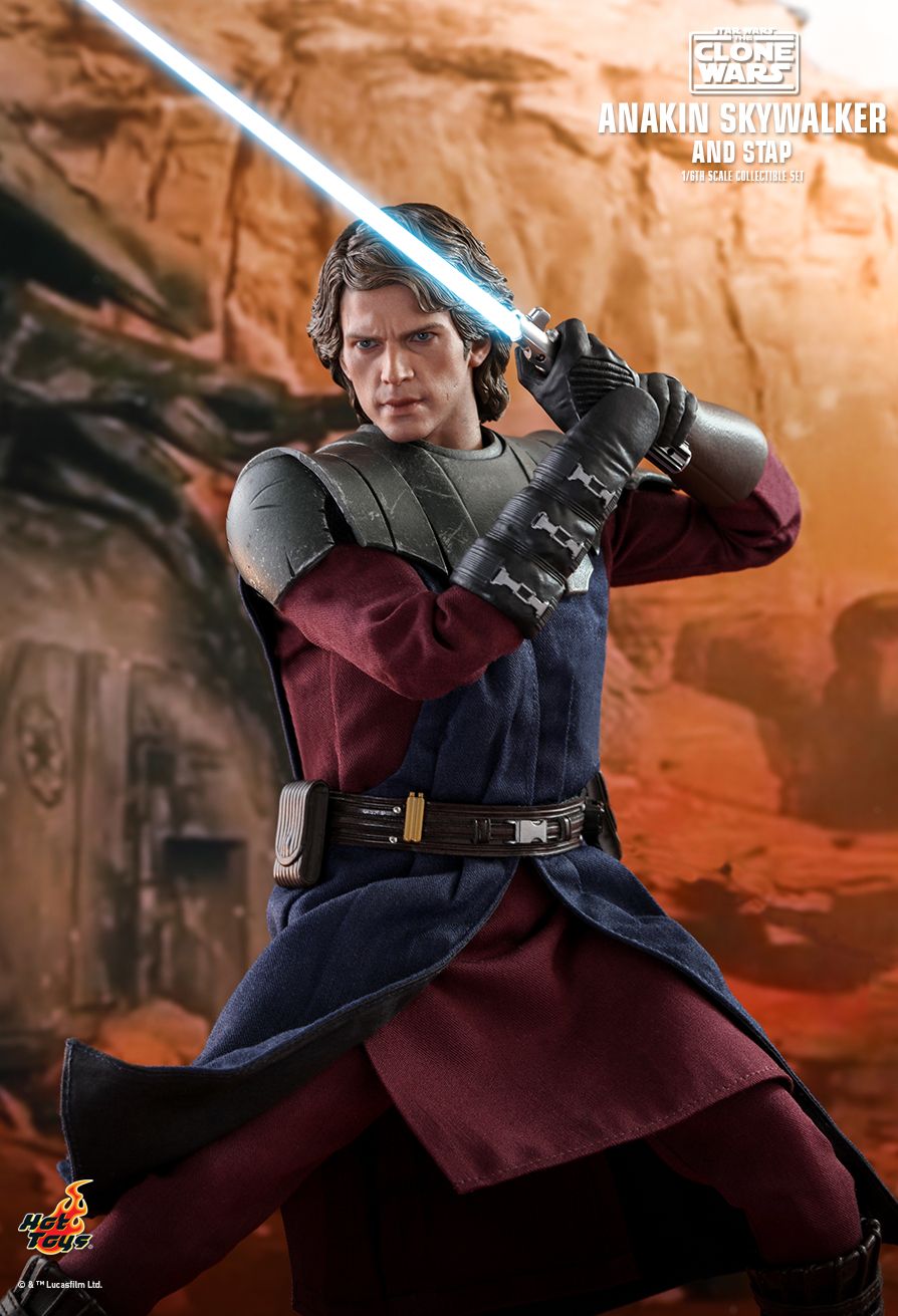 Hot Toys The Clone Wars Anakin Skywalker And Stap