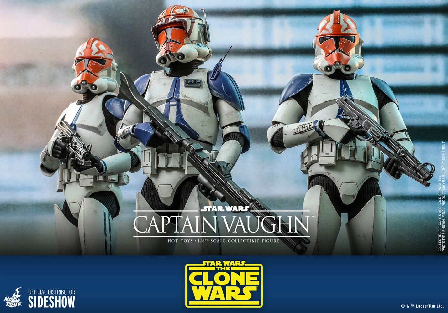 Hot Toys Star Wars The Clone Wars Captain Vaughn