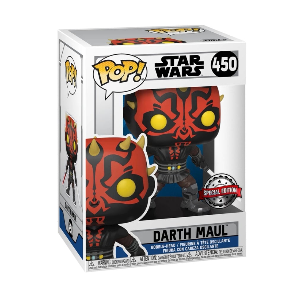 Funko Pop Star Wars: The Clone Wars - Darth Maul With Darksaber