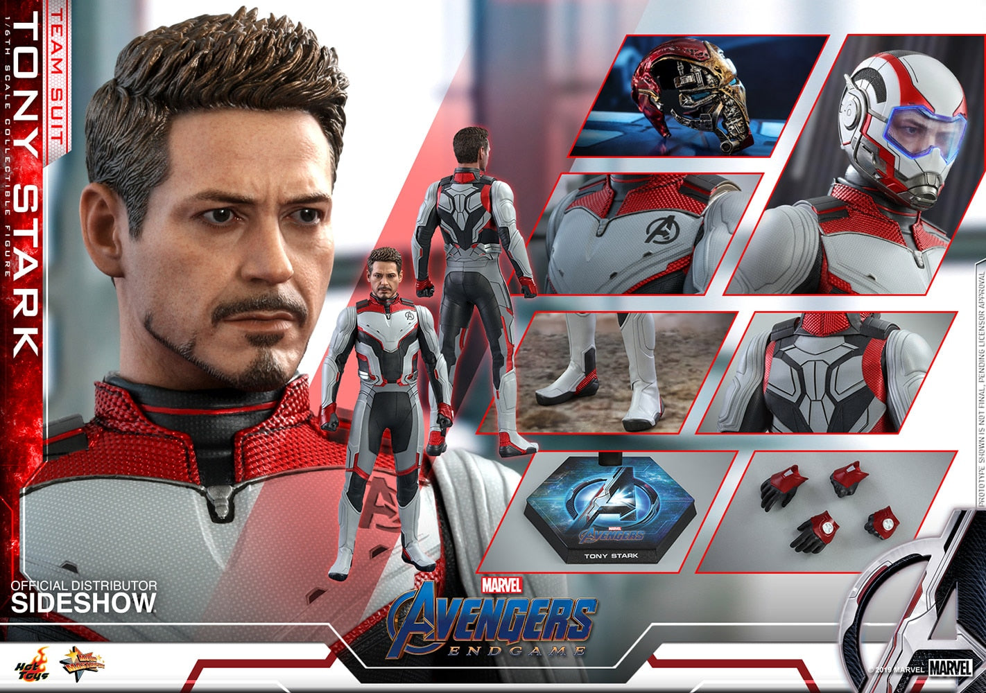 Hot Toys Avengers Endgame Tony Stark (Team Suit)