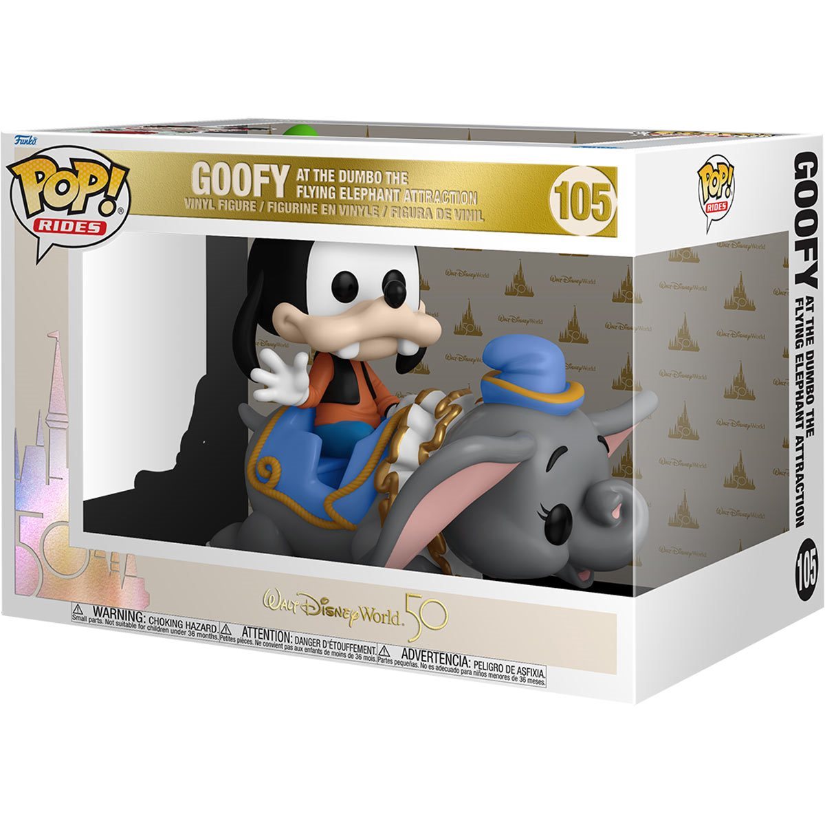 Funko Pop Rides: Walt Disney World 50 - Goofy And Dumbo