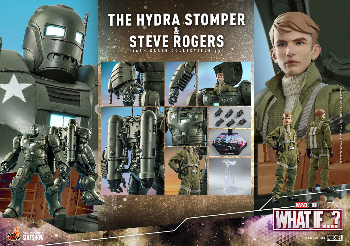 Hot Toys What If? The Hydra Stomper And Steve Rogers