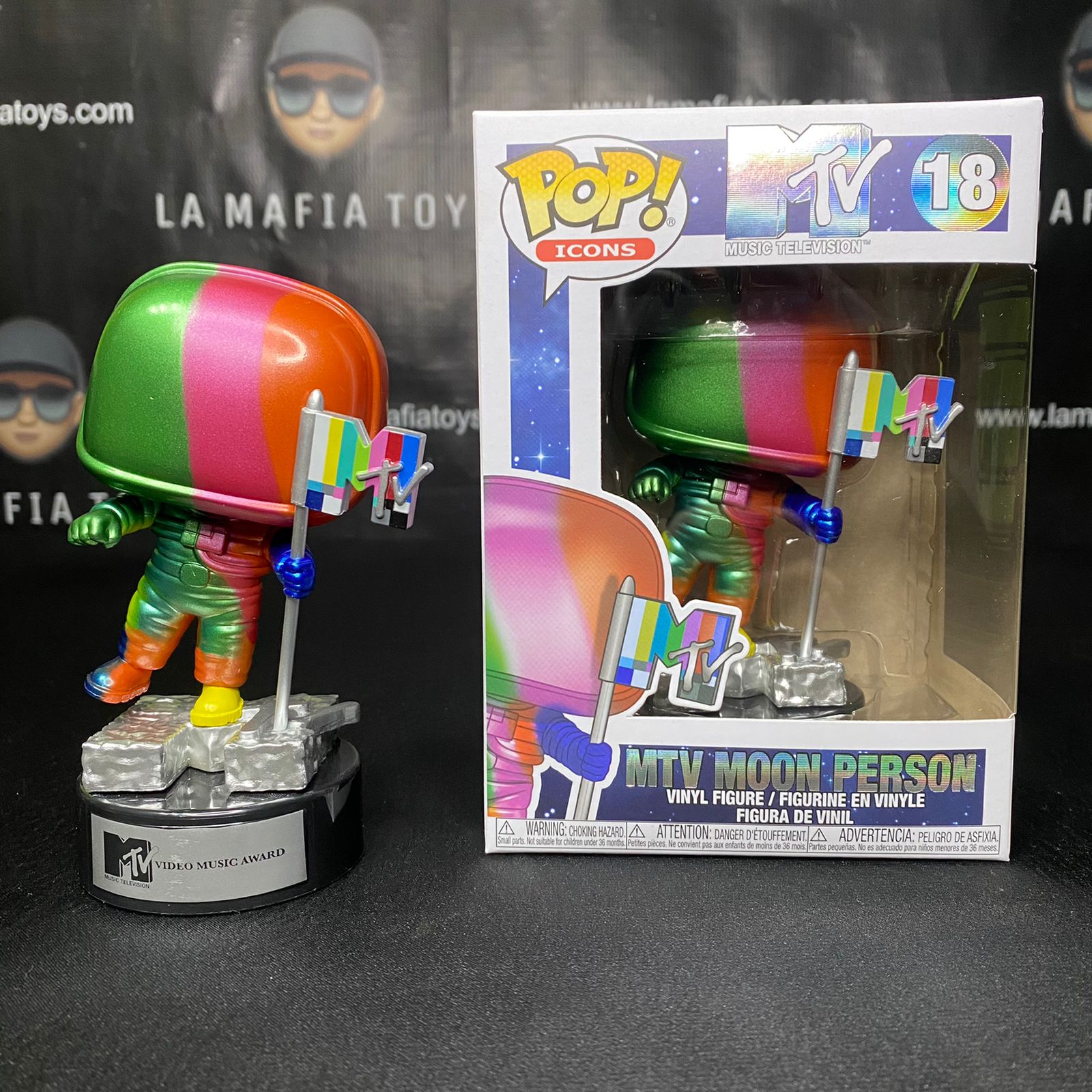 Funko Pop Icons: MTV - Moon Person Rainbow